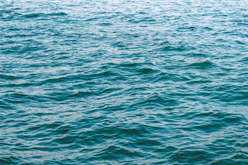 water surface of the sea. turquoise texture.