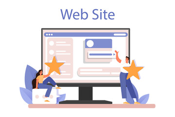 CRM, customer relationship management online service or platform.