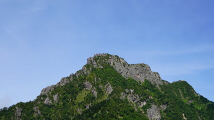 石鎚山 登山道の風景