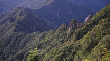 石鎚山　山頂からの風景