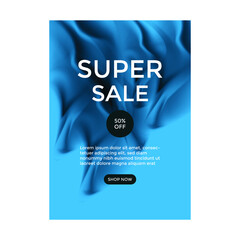 ILLUSTRATION ABSTRACT SALE POSTER TEMPLATES DESIGN. BACKGROUND SUPER SALE VECTOR  