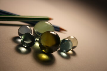 close up of a necklace