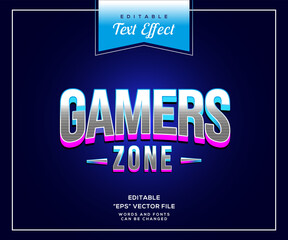 Naklejka na ściany i meble Gamers Zone style text effect 