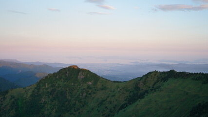 石鎚山　山頂からの風景