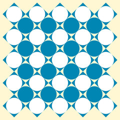 blue vector roud pattern. abstract illustration with box pattern. the pattern can be used for background, and more