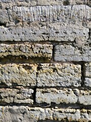 gray and brown brick wall background