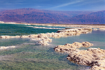 Israeli coast and the Jordanian coast