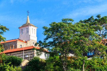 Dormition church in the old town of Nessebar in Bulgaria