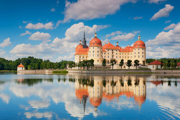 Schloss Moritzburg bei Dresden, Deutschland	