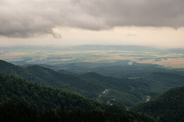 Fototapeta premium clouds over the mountains