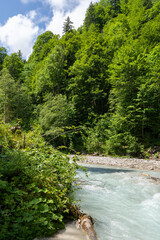 The river Partnach near Garmisch-Partenkirchen in Bavaria	