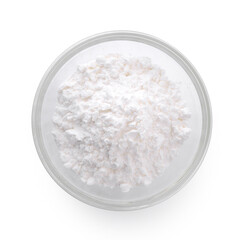 Obraz na płótnie Canvas tapioca flour isolated on white background