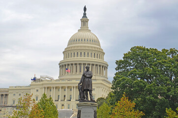 A view of Capitol Building of United States of America