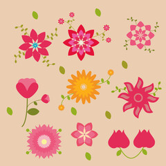 Fototapeta na wymiar flowers illustration
