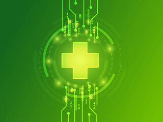 2D illustration medical structure background