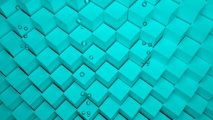 underwater pattern design wallpaper 3d illustration 