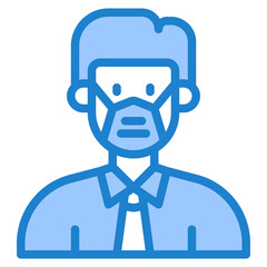 avatar blue style icon