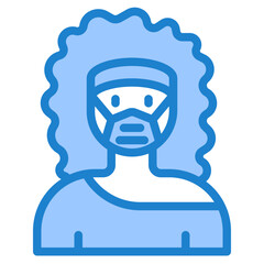 avatar blue style icon