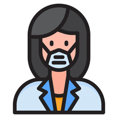 avatar color line style icon