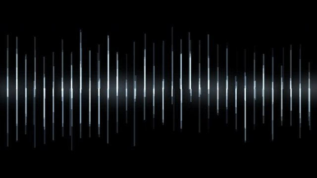 4K videos of changing digital waveforms : 変化するデジタル波形の4k動画 : 