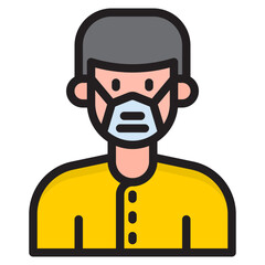 avatar color line style icon