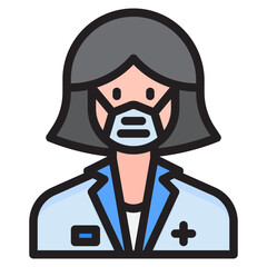 avatar color line style icon