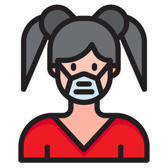 avatar color line style icon