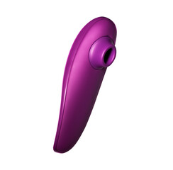 Sex toy for adult, vibrator clitoral stimulator on white background