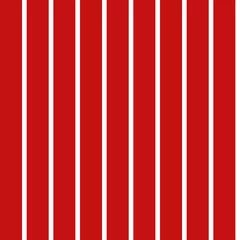 Sierkussen  Vertical pattern stripes seamless red-white texture, vector line illustration © Sanvel
