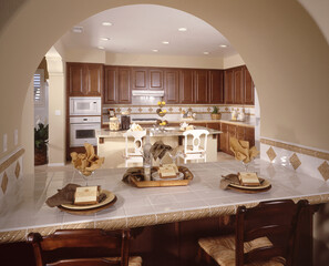 modern kitchen interior