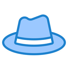 hat blue style icon