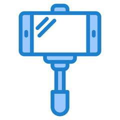 selfie blue style icon