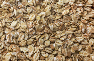 background of oatmeal useful natural cereals for health