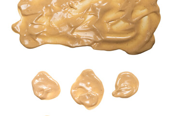 Mushroom sauce as a background.