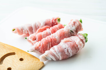 肉巻きオクラ　生