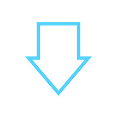 Arrow icon for app and website design. Vector.