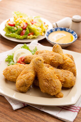 a home-made Fried chicken dish