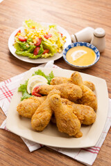 a home-made Fried chicken dish