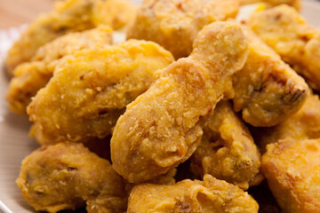 a home-made Fried chicken dish