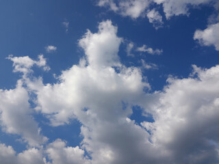 beautiful blue sky with cloud