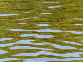 Shining blue water wave background