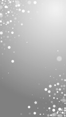 Magic stars sparse Christmas background. Subtle fl