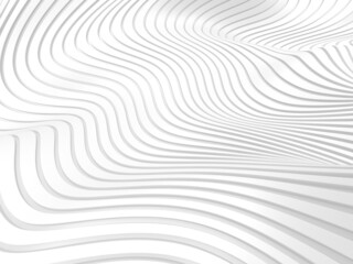 Fototapeta na wymiar White abstract liquid wavy background
