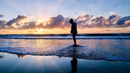 person on the beach