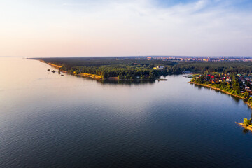 Obraz premium Novosibirsk Ob reservoir. Western Siberia