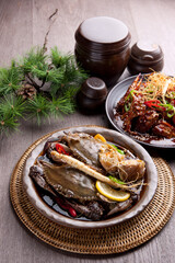 Korean style marinated crab