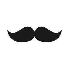 Mustache simple icon