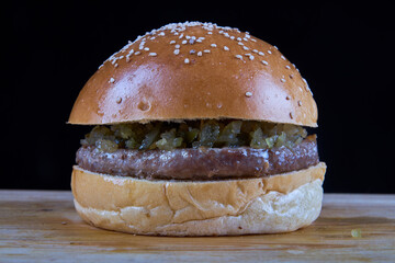 burgers dinner many flavor meat bread and sauce