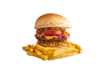 burgers dinner many flavor meat bread and sauce
