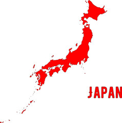 Japan map, accurate map, vector